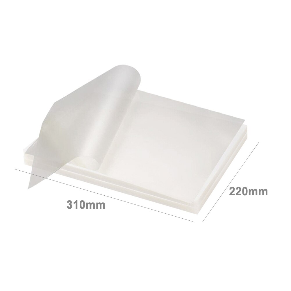 50Pcs Plastic Laminating Heat Shrink Film Pouches Paper Preservation Protector