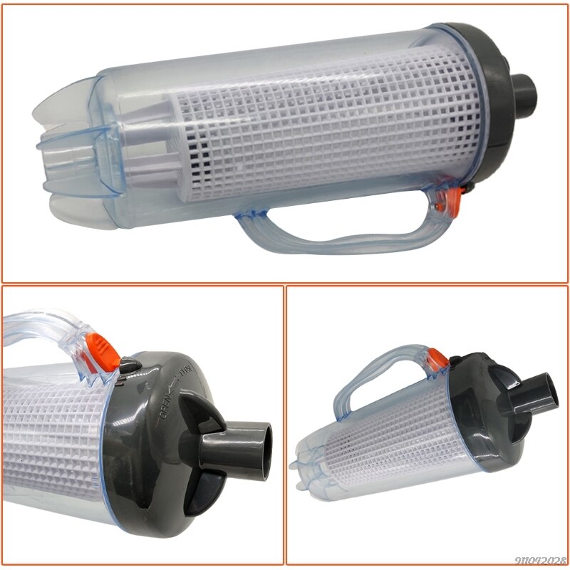 Swimming Pool Leaf Canister Automatic Vacuum Suction Cleaners with Mesh Basket Durable with Hose Connector Adapter 21