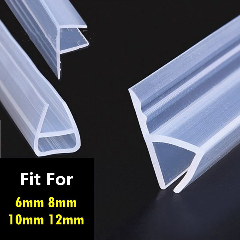 1 M 6-12mm Verruim F U H Vorm Glazen Deur Afdichtingen Silicone Rubber Douche Deur Venster glas Afdichting Strip Afdichting Raam Deur