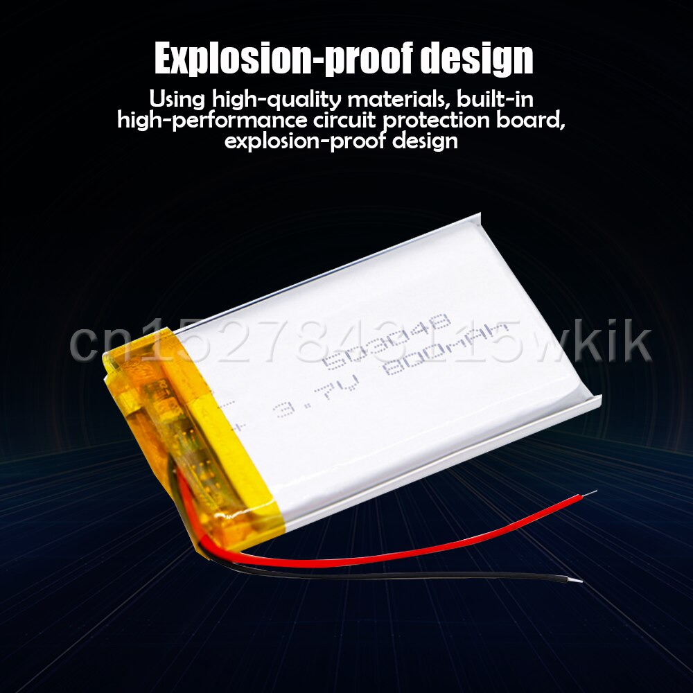 503048 053048 3.7V 800Mah Oplaadbare Lithium Polymeer Batterij Voor MP3 MP4 Gps Rijden Recorder Bluetooth Headset Li Ion mobiele