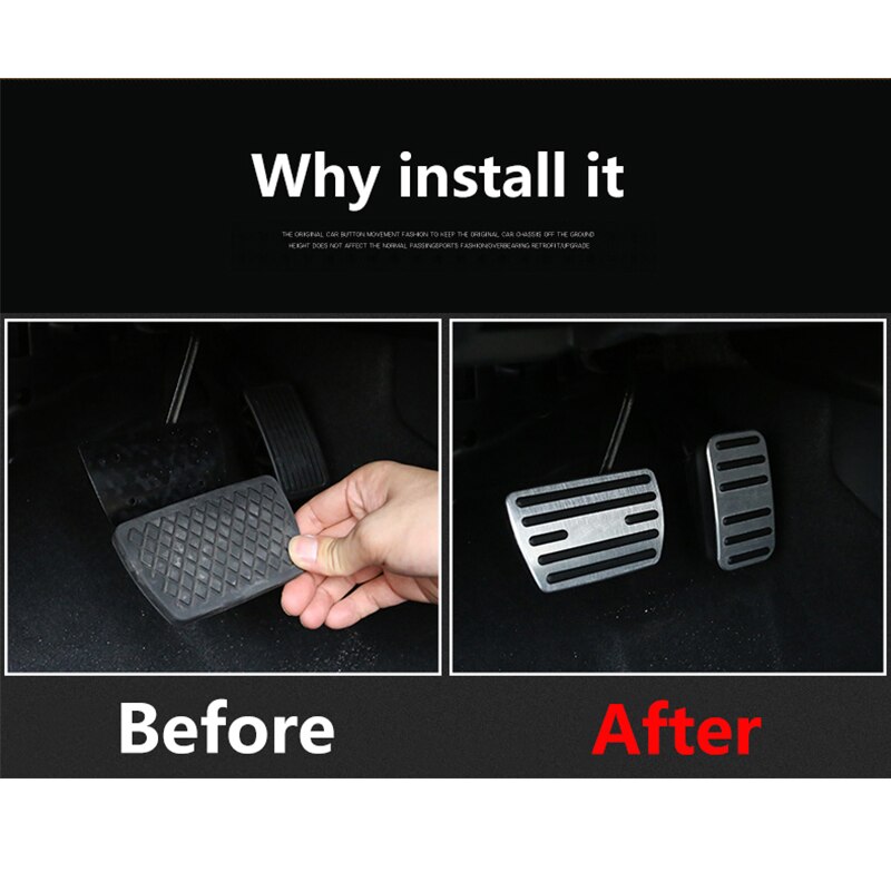 Aluminium Auto Voetpedalen Brandstof Gaspedaal Rempedaal Cover Voor Honda Civic 10 10th accessoires