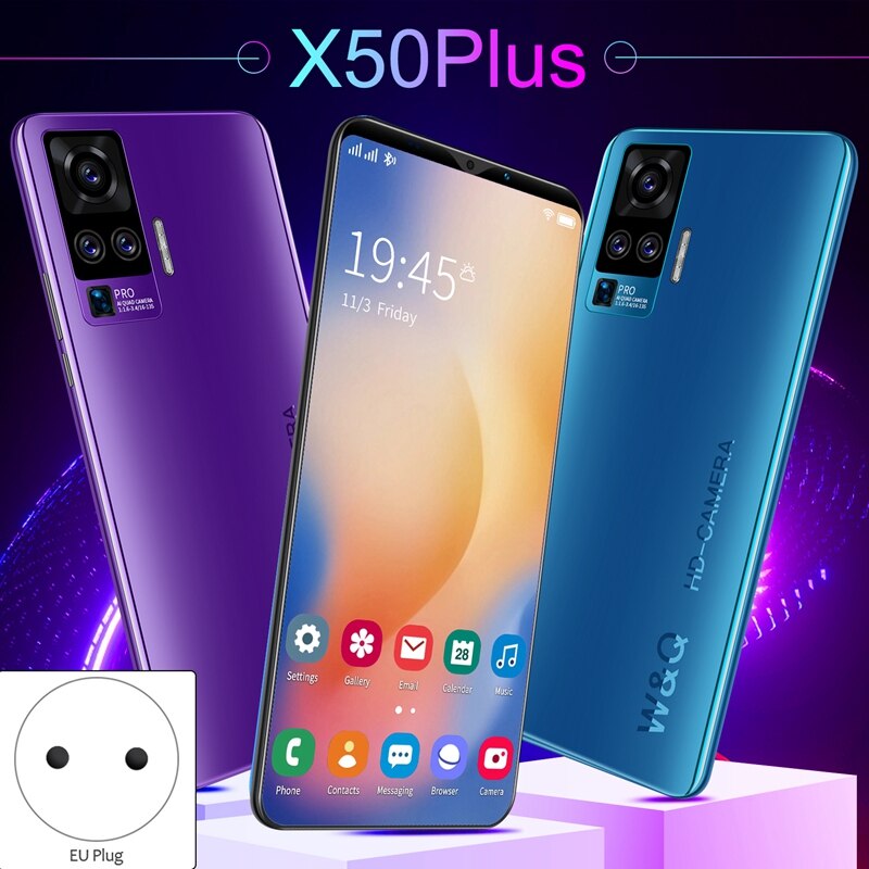 X50 Plus Smartphone 5.8 Inch MTK6572 Dual Core 1GB+4GB Memory Dual SIM Dual Standby Android4.4 Smartphone EU Plug