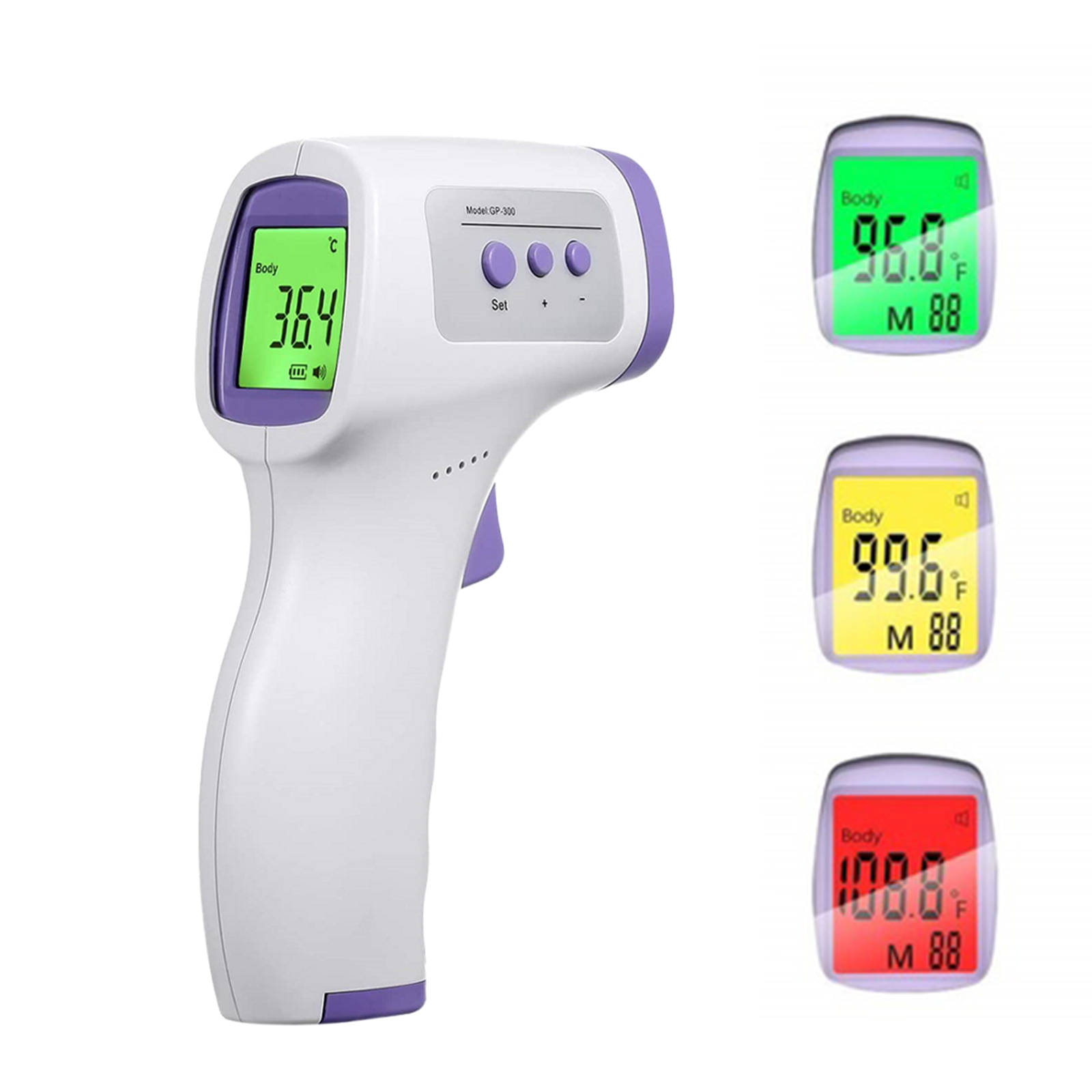 Monitor per la salute della famiglia portatili Set pressione sanguigna ossigeno nel sangue monitoraggio della temperatura frontale nebulizzatore per bambini