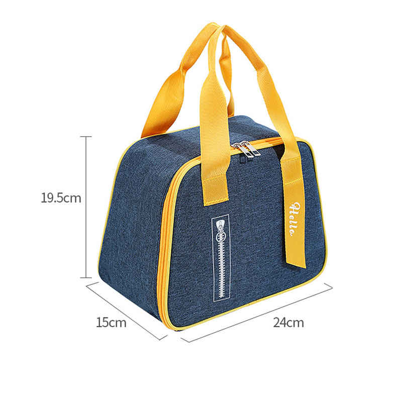 Large Capacity Fresh Cooler Bags Waterproof Oxford Portable Geometry Thermal Lunch Bag For Women Lunch Box Tote Picnic Food Bags