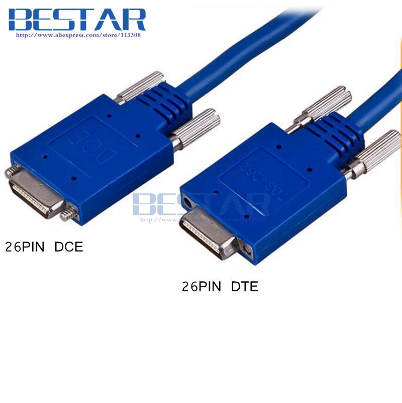 CAB-SS-2626X 26pin DTE To 26pin DCE 26 pin Smart Serial network cable 3ft for Cisco Router WIC-2T, WIC-2A/S WAN Interface cards