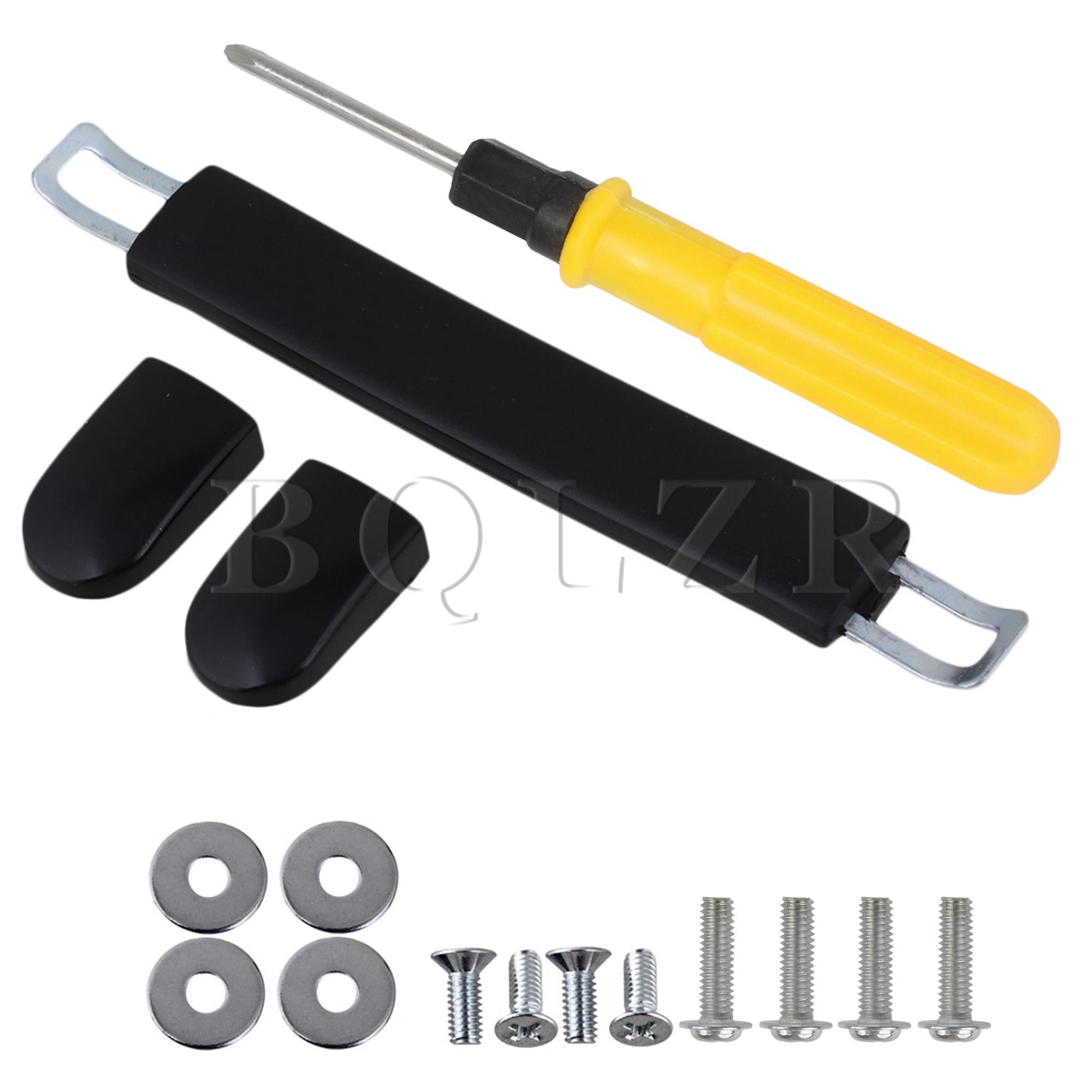 5.12 " sort etui håndtag fladt bære kuffert greb kuffert bagage håndtag bqlzr
