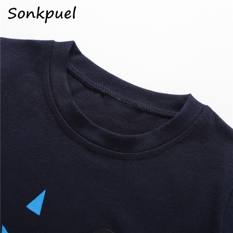 sommer Kinder T Shirts Tees Junge Mädchen Cartoon Kurzarm Tops Schwarz Dinosaurier T-shirts 1 2 3 4 5 6 jahr Kinder Kleidung