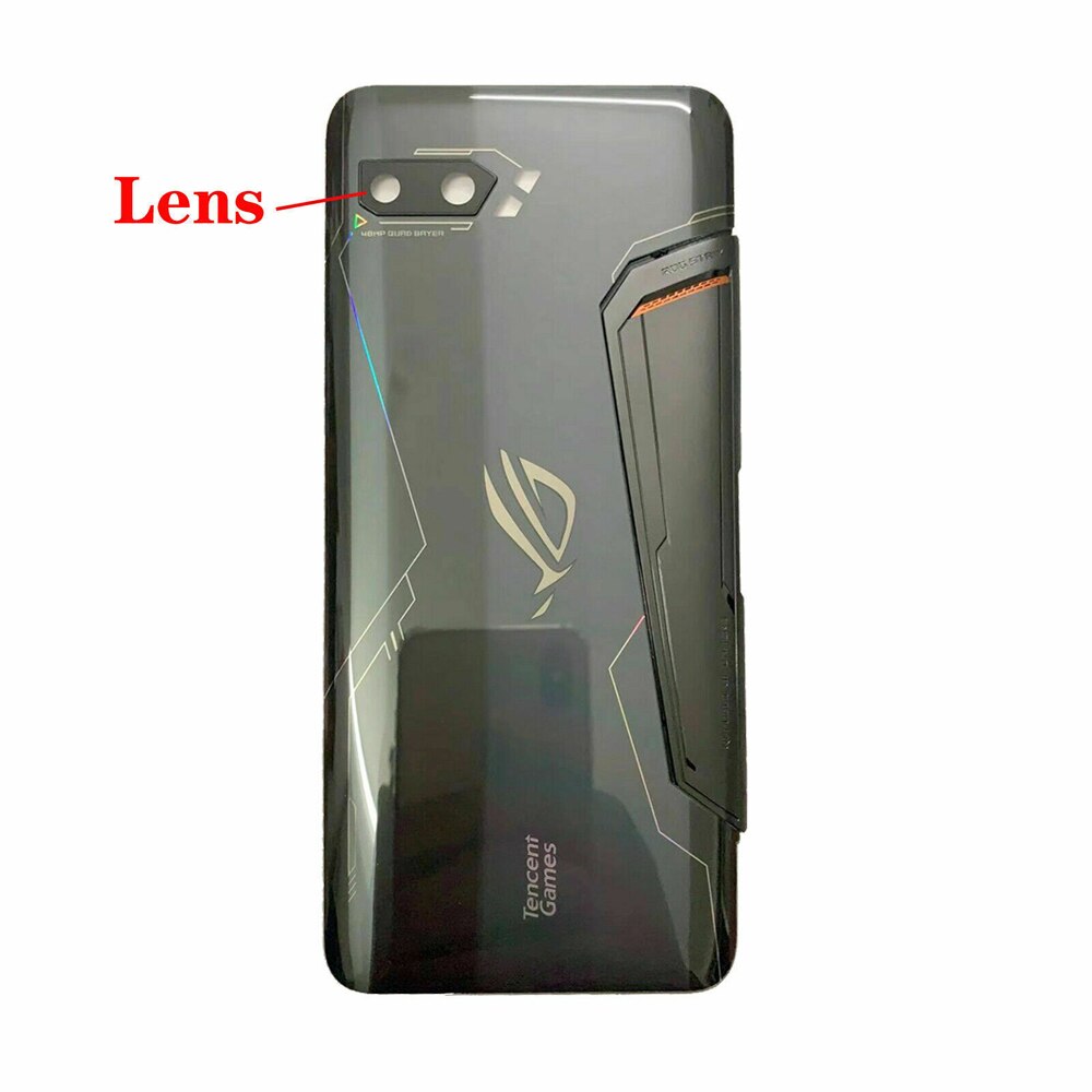 Originalbattery Cover Terug Glas Voor Asus Rog Telefoon 2 ZS660KL Met Camera Lens Vervanging