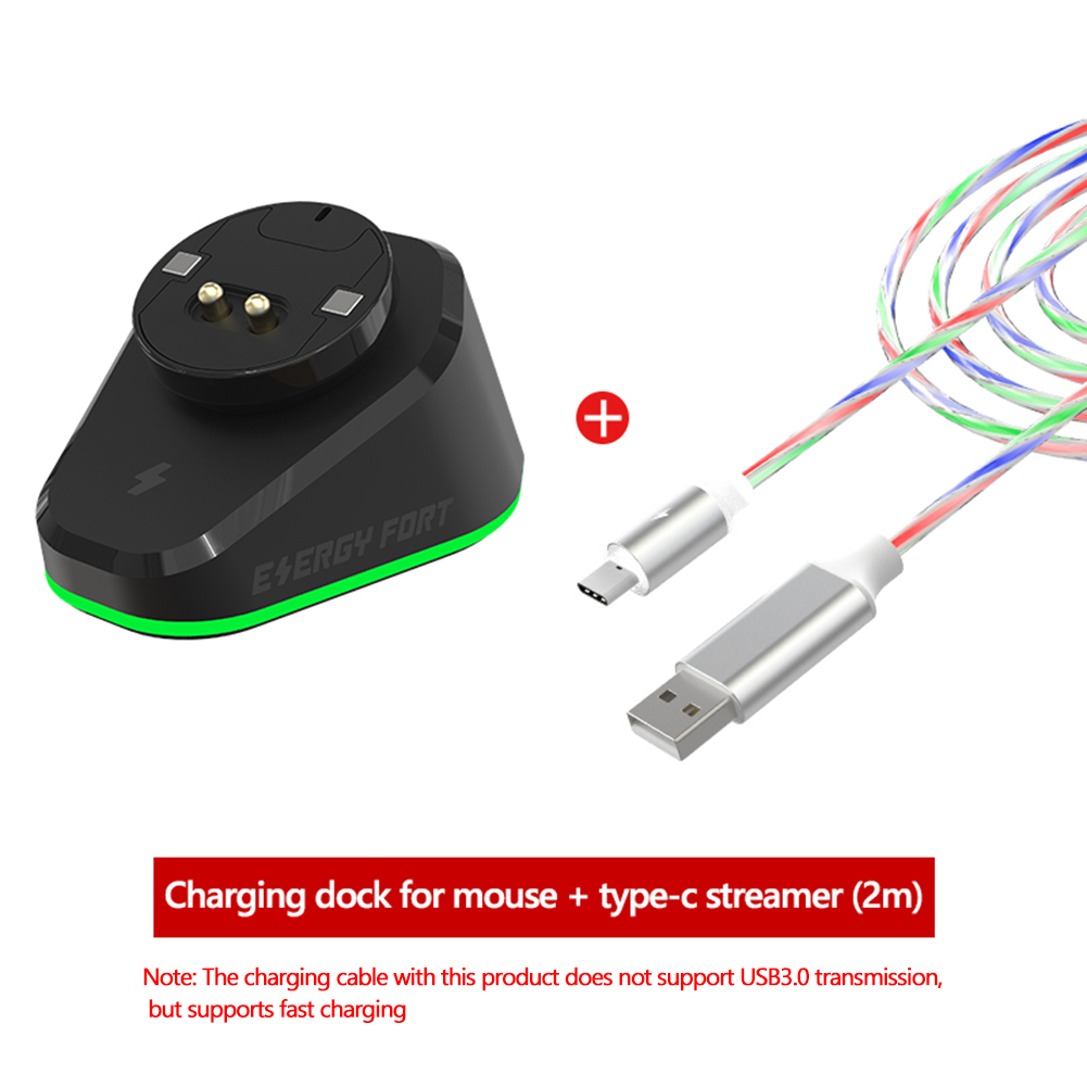 Wireless Gaming Mouse Charging Dock Magnet USB3.0 for Razer Viper Ultimate/Logitech G502 LIGHTSPEED/G703 HERO/G903 HERO/GPW: B