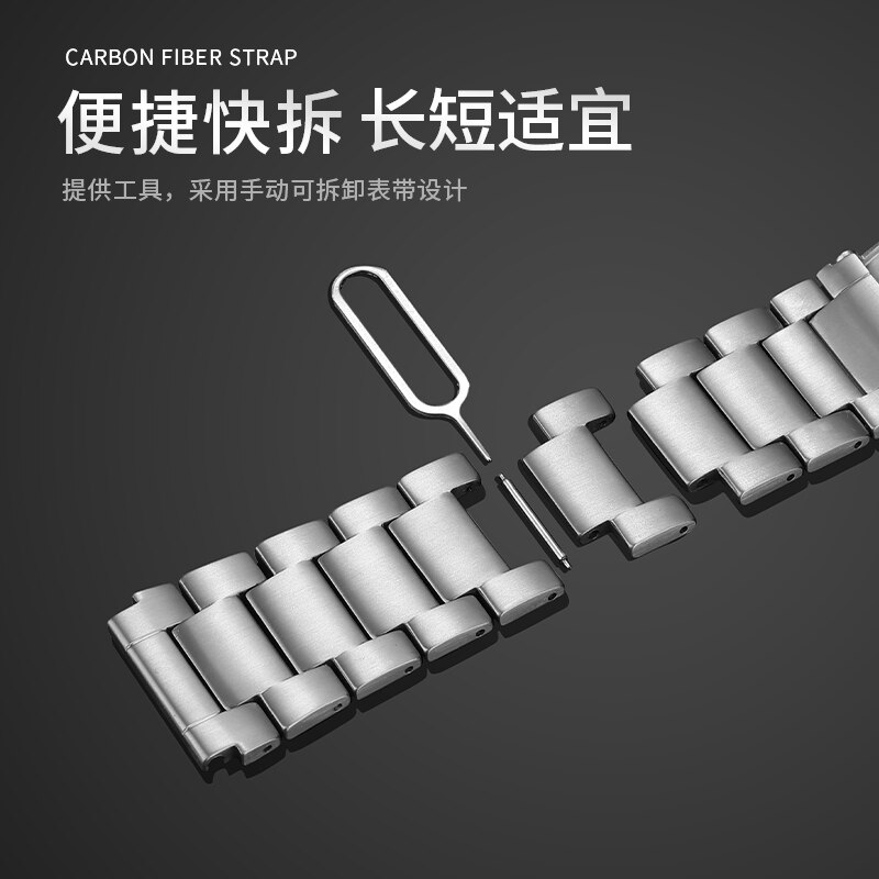 22 mm Titanium Strap for Original Huawei Watch 3 3 Pro GT2 pro Titanium Metal Watch Band for Samsung galaxy watch 3 S3 Wristband