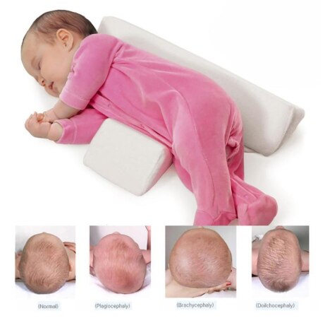 Household Infant Side Sleeping Pillow Adjustable Simple Style Newborn Baby Girls Boys Side Sleep Anti-roll Support Cushion