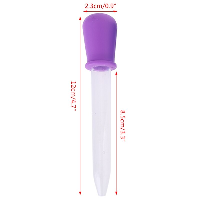 10 Stck Baby Tropfer Medizin Zubringer Art Medizin Gerät Silikon Pipette Flüssigkeit Lebensmittel Tropfer Kleinkind Utensilien 5ml