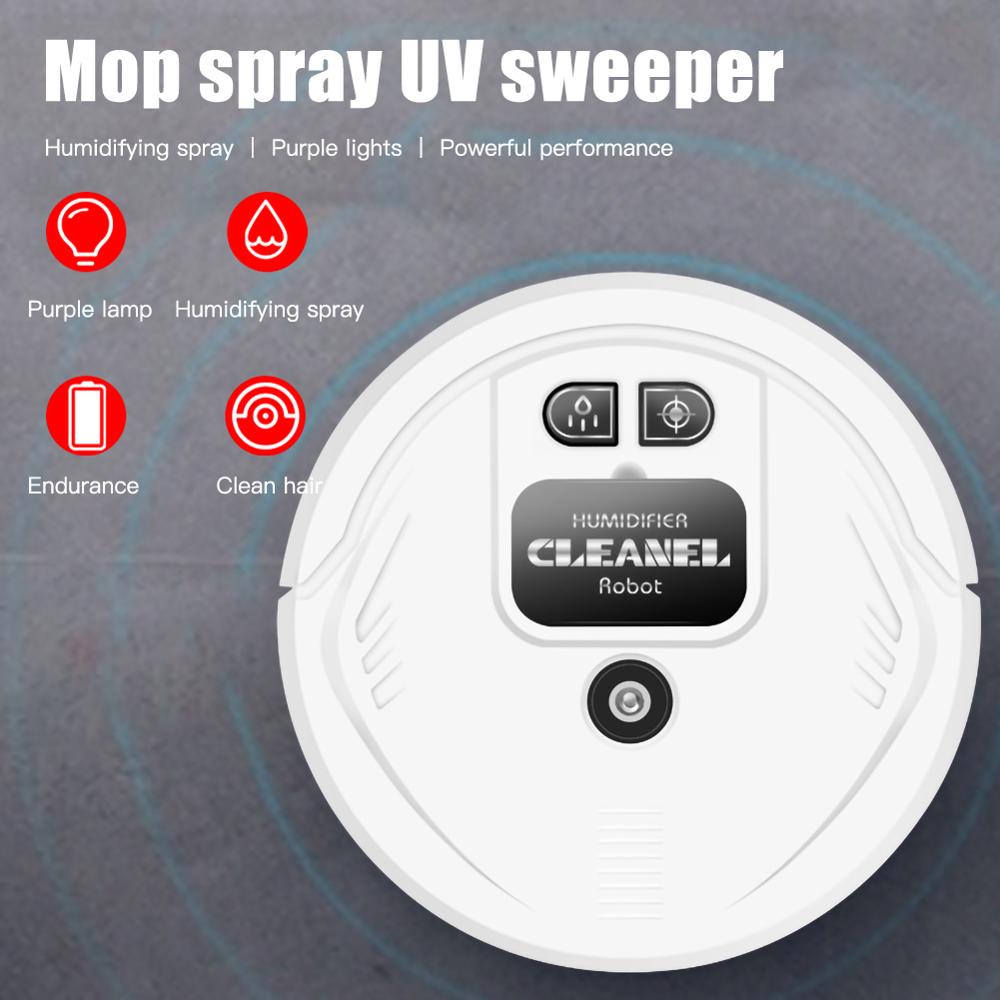 Automatic Sweeping Robot UV Lamp Household USB Charging and Cleaning Machine Smart Vacuum Cleaner 35M