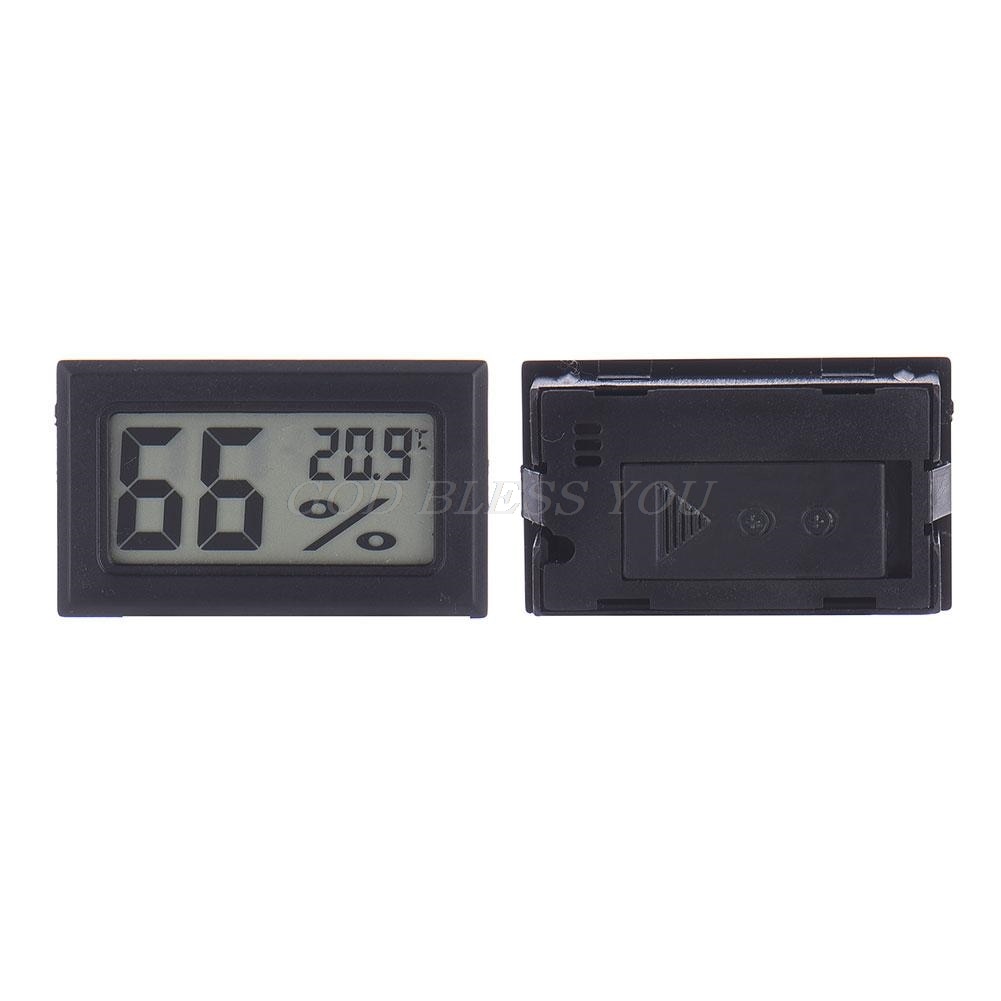 Mini termómetro Digital LCD higrómetro humedad temperatura humedad Sensor medidor temperatura interior sonda