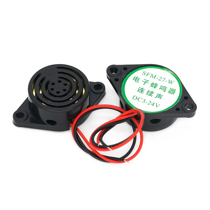 Segnale acustico continuo intermittente dell&#39;allarme del segnale acustico del cicalino elettronico di cc 3-24V 12V dell&#39;allarme 95DB per il furgone dell&#39;automobile di Arduino SFM-27
