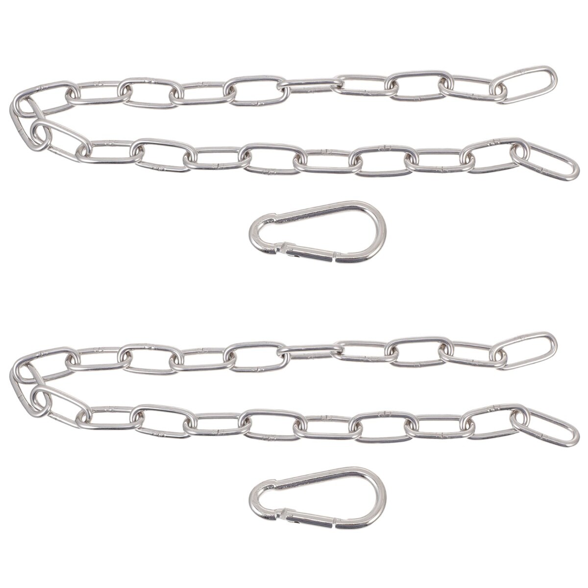 2 pcs Tricep Rope Cable Attachment Fitness Handle Extension Chain Pulley Accessory