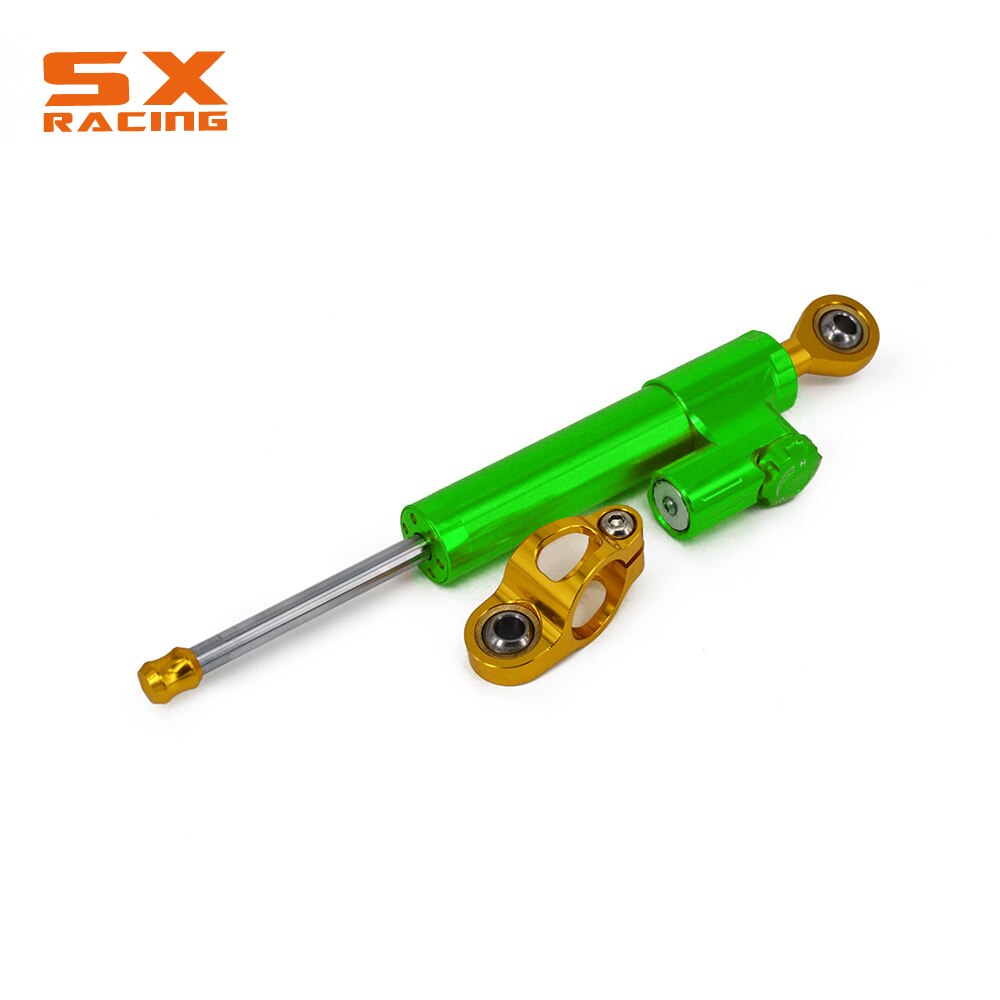 Motorcycle Steering Damper Stabilizer Bracket For KAWASAKI Z1000 Z 1000 Z750 Z 750 2003 03 04 05 06 07 08 09: Green Gold