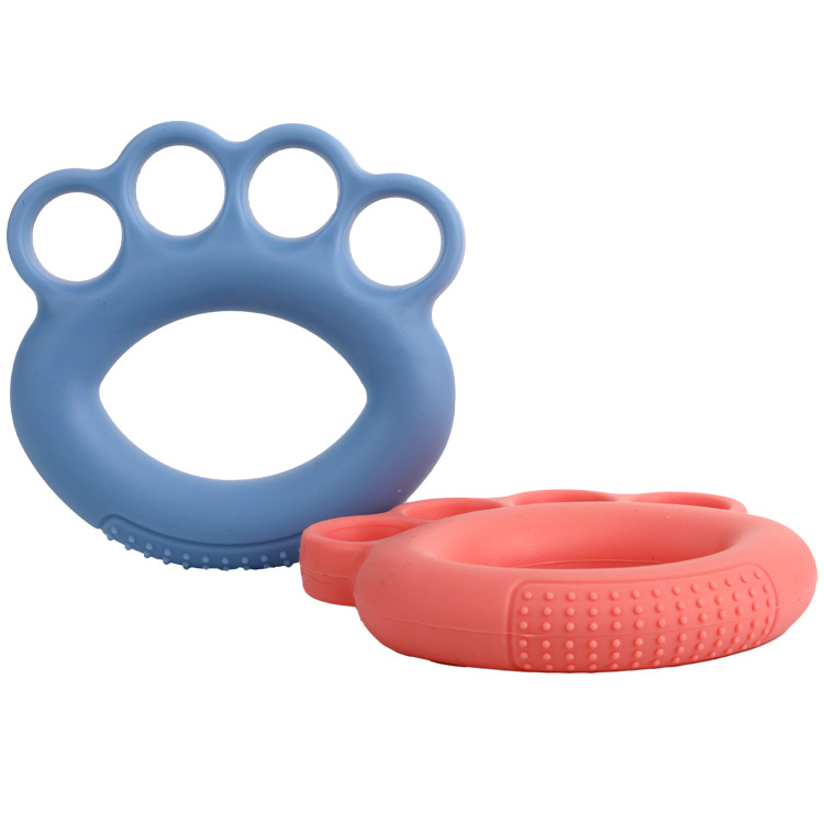 Finger Grip Device Men Women Rehabilitation Physiotherapy Training Finger Exercise Grip Ring Bump Massage Five Finger Trainer