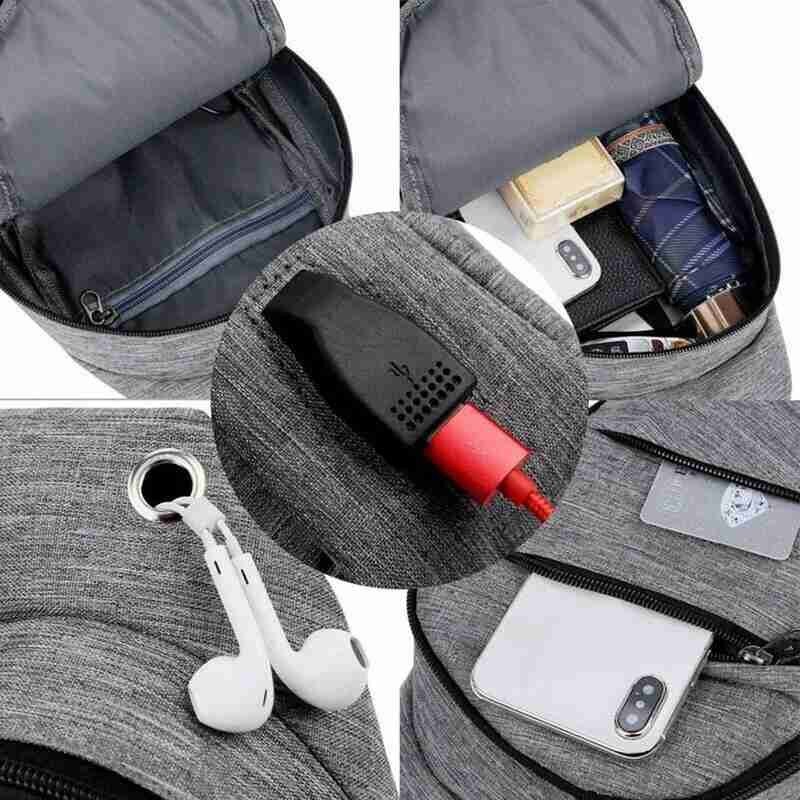 Mochila pequeña de viaje para hombre y mujer, bolsa pequeña Unisex, a prueba de agua, deportiva, cruzada, N8F3