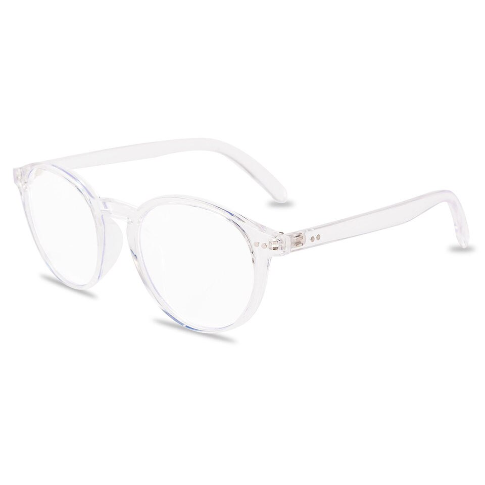 Vrouwen Bril Frame Mode Computer Brillen Frame Anti-Blauw Licht Transparant Clear Roze Plastic Frame: 6