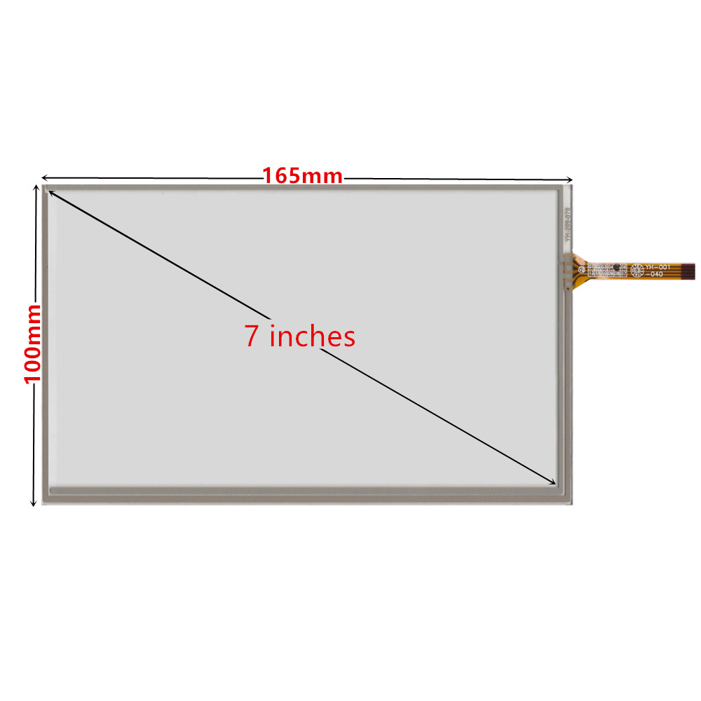 7 Zoll 165 mm * 100 mm Hohe Kompatibilität Universal Digitizer Touchscreen Glas Panel Für Auto Navigation AT070TN90 HSD070IDW1