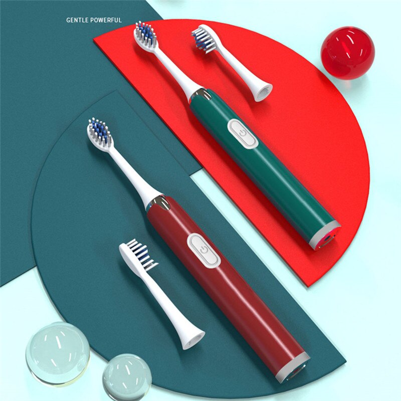1 Set Adult Timer Brush No Rechargeable Tooth Brushes Replacement Heads Set Battery Operated Oral Hygien Teeth