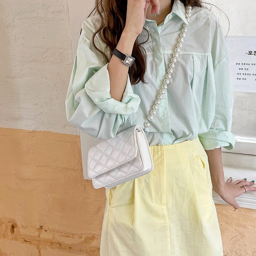 8Pcs 8 Styles Weiß Acryl Runde Perlen Tasche Griffe mit Zink-legierung Swivel Verschlüsse und Stahl Draht für Tasche ersatz Zubehör