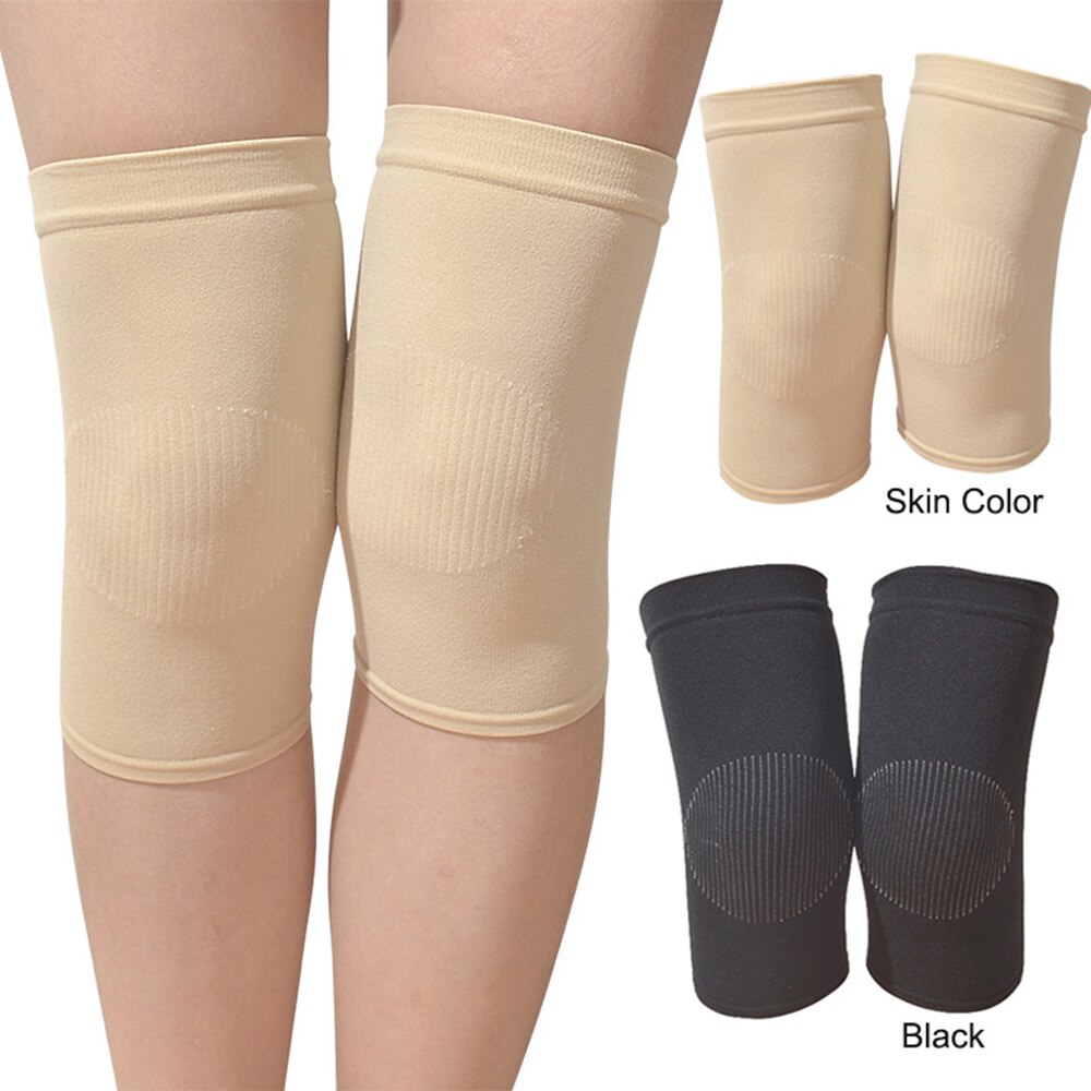 Rodilleras de compresión de manga de soporte de rodilla finas para exteriores 1 par duradero