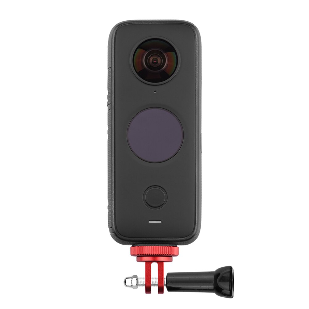 Adattatore per vite da 1/4 pollici con attacco in lega di alluminio per Action Camera per connettore Insta 360 ONE X2/X treppiede per Selfie