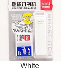 Mini Stapler set Staples Mini style candy color stapler grampeador kawaii stationery office material school supplies