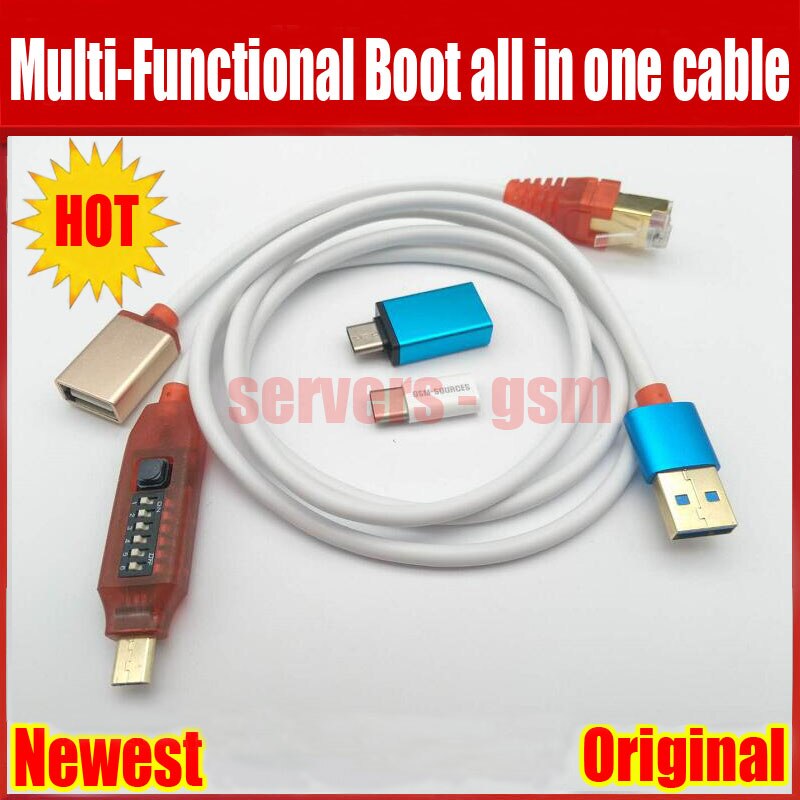 UMF All in one Boot Cable (EASY SWITCHING) Micro USB RJ45 All in One Multifunction Boot Cable edl cable