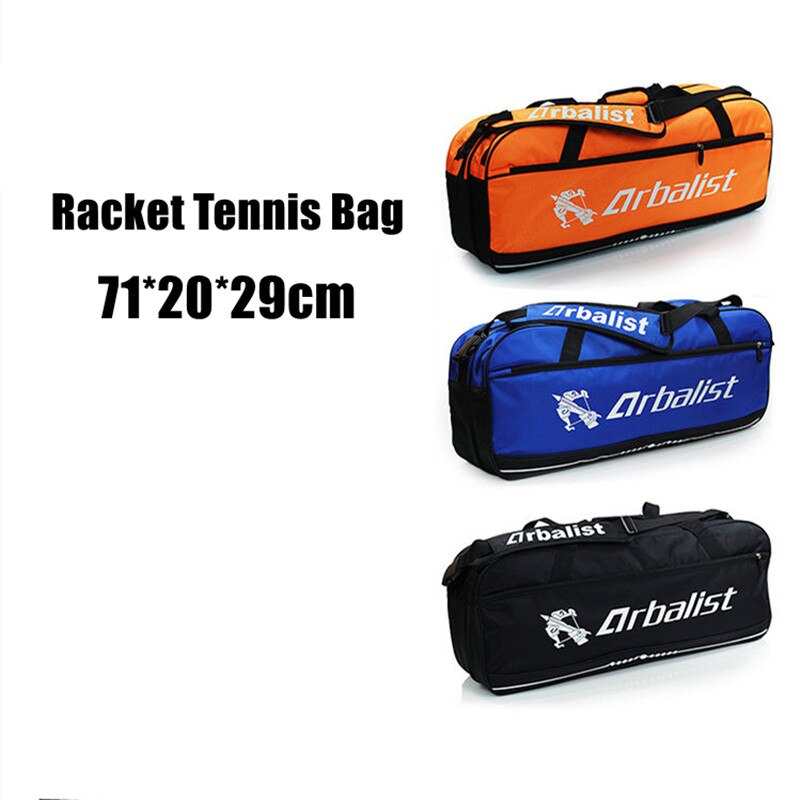 6 Stuks Racket Tennistas Badminton Tas Rugzak Sack Tennis Raqueta Tas Grote Capaciteit Sport Tennis Racket Schoenen Opbergtas