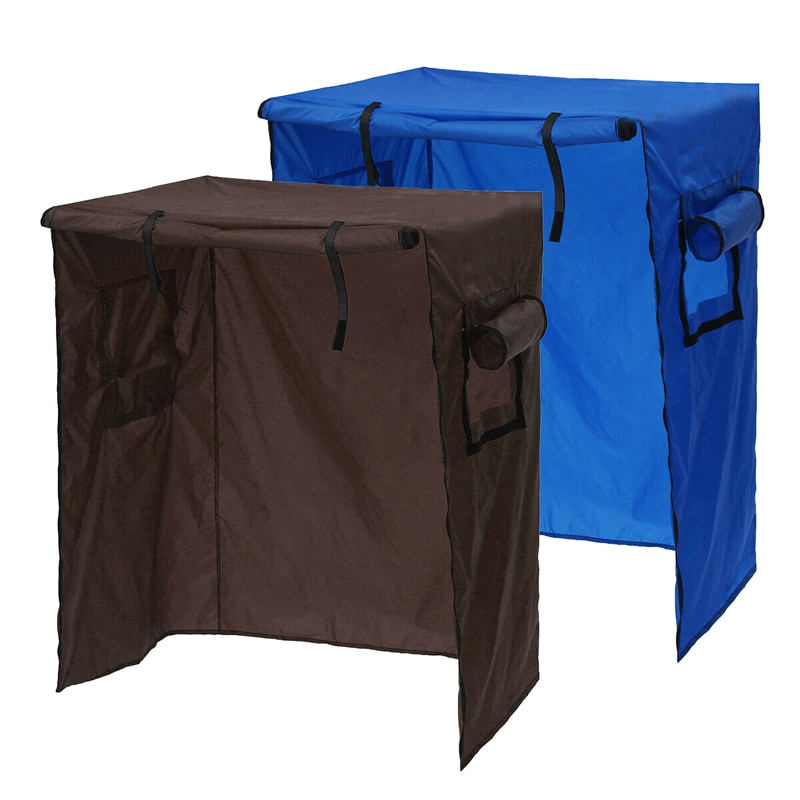 Cubierta de jaula para aviario de loros, atrapamoscas de semillas, bolsa protectora impermeable, protección ligera, accesorios para jaula de pájaros, suministros para aves