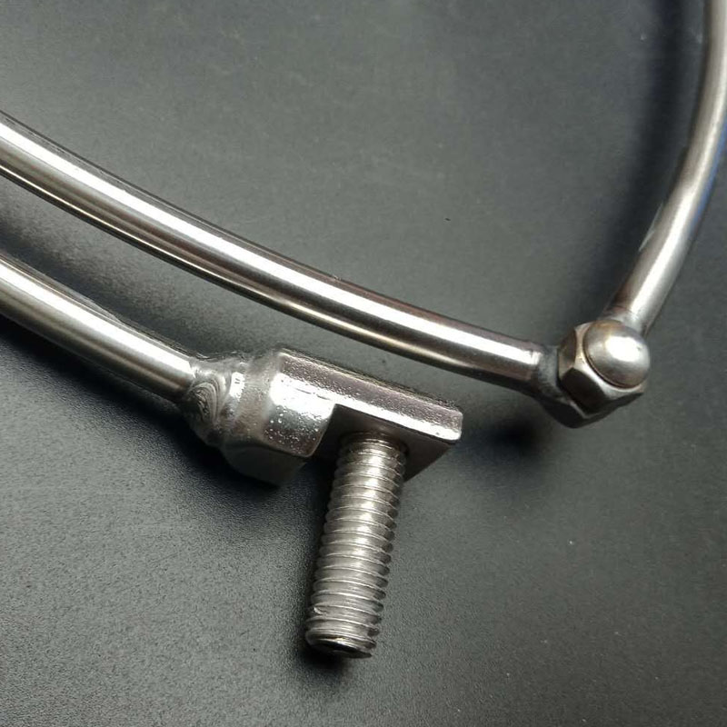 Durable Folding Stainless steel Fishing Nets Head Ring with Small Hole Nylon Mesh Landing Net Network Trap No Pole