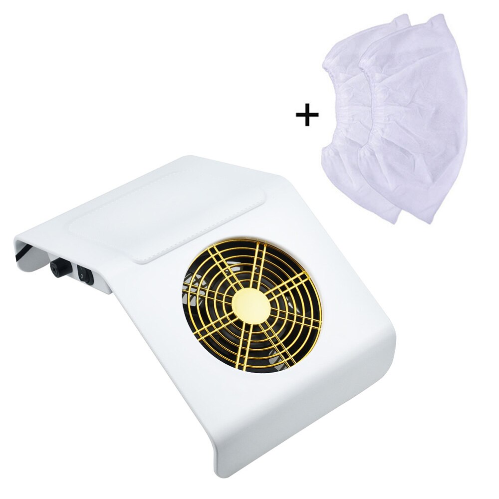 2-IN-1 80W Nail Lamp & Nail Dust Vacuum Cleaner Manicure with Two Powerful Fan 36 LEDs Nail Dryer Vacuum Cleaner Manicure Tools: D