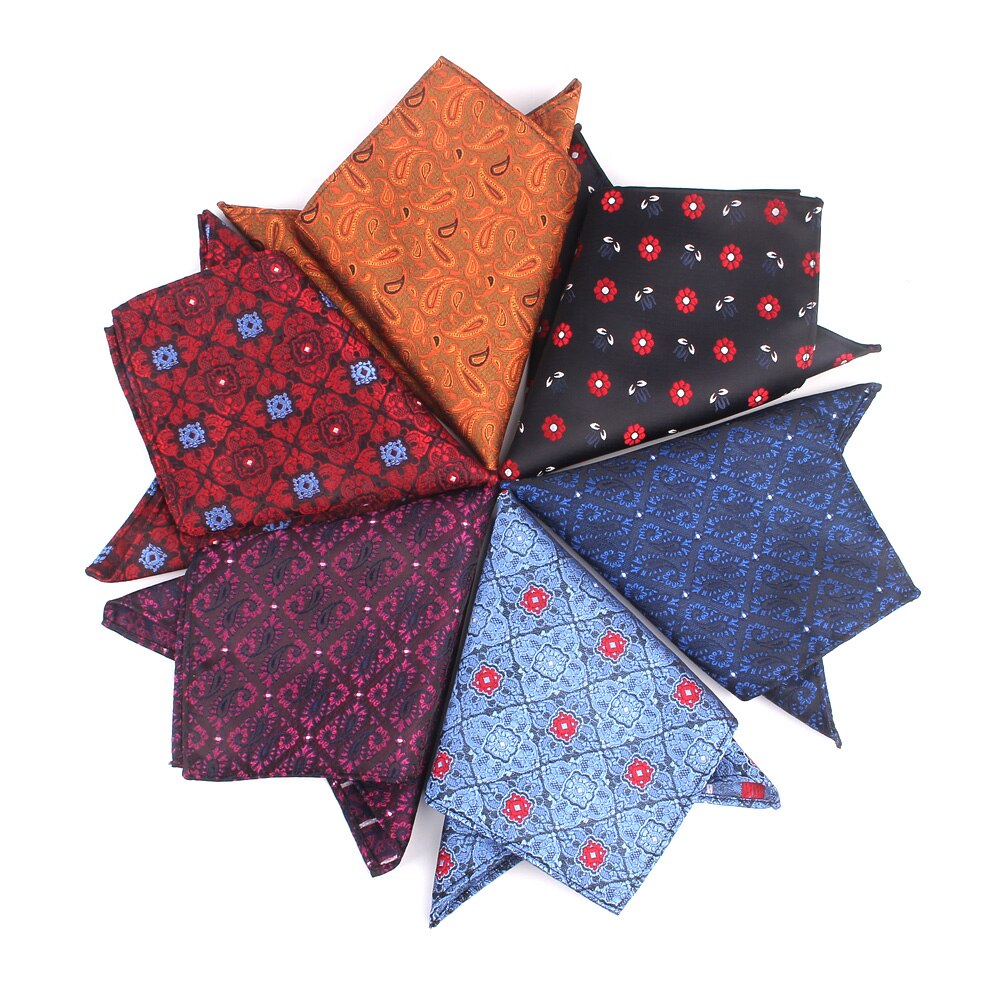 Pakken Pocket Plein Voor Mannen Vrouwen Bloemen Geweven Borst Handdoek Sjaal Heren Zakdoek Mannen Pak Pocket Handdoek Voor bruiloft