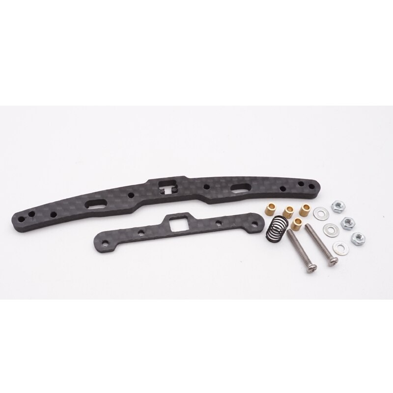 1.5mm 3mm carbon fiber front rear sliding single double springs set for MS MA AR VS S2 chassis self-made tamiya mini 4wd part
