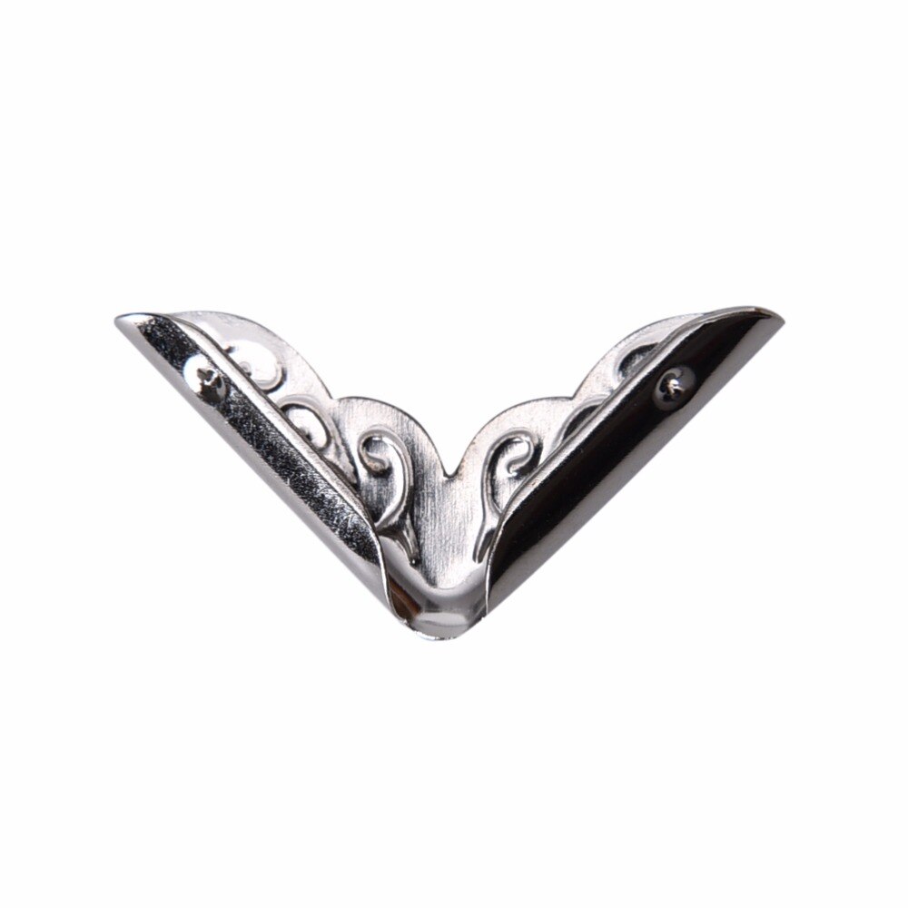 12 Uds esquinas de Metal para libros Scrapbooking álbumes esquinero para menú protectores Artesanía de Metal DIY