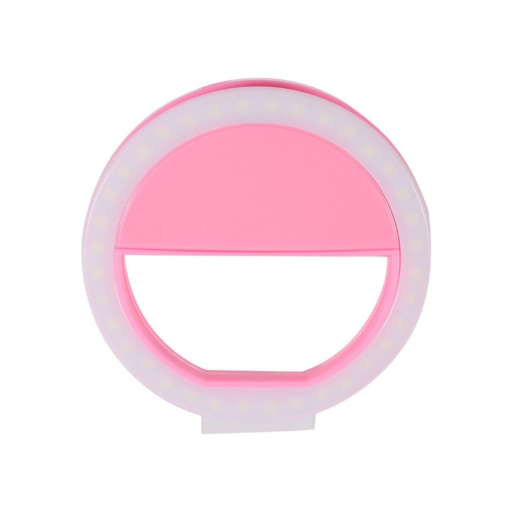 36 Led Selfie Ring Licht Voor Iphone Voor Xiaomi Voor Samsung Huawei Draagbare Flash Camera Telefoon Case Cover Fotografie Enhancing: pink