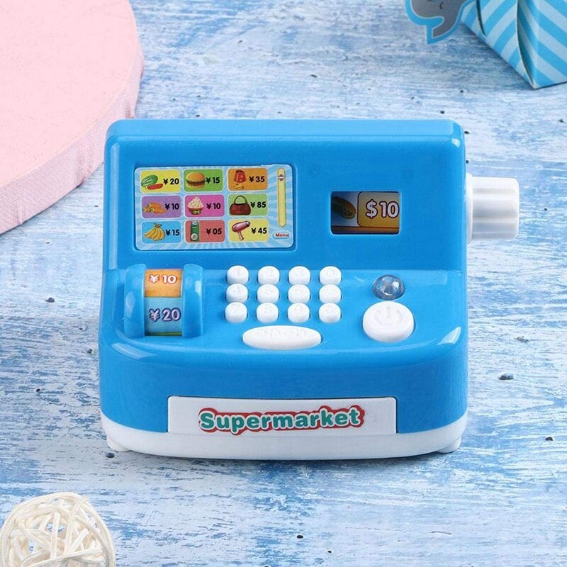 Gesimuleerde Elektronische Winkel Speelgoed, Supermarkt Kleine Huishoudapparatuur Kassa Speelgoed, Tellen Speelgoed Voor Kids Banking Spelen