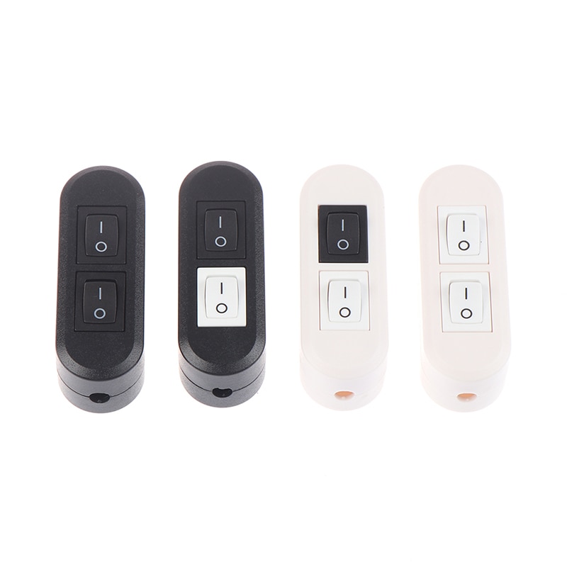 1pcs Double Control Table Lamp Floor Lamp Mother Lamp Online Switch Two-button Dual Control Switch