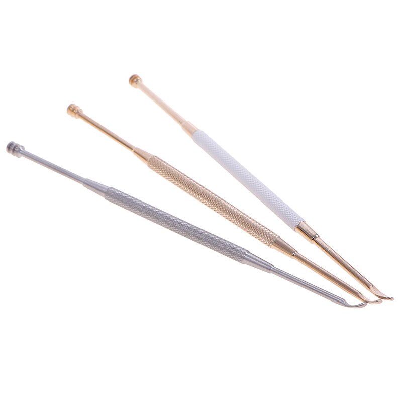 1Pc Double-Ended Rvs Spiraal Oor Pick Lepel Oor Wax Verwijderen Cleaner Oor Tool Multi-Functie draagbare