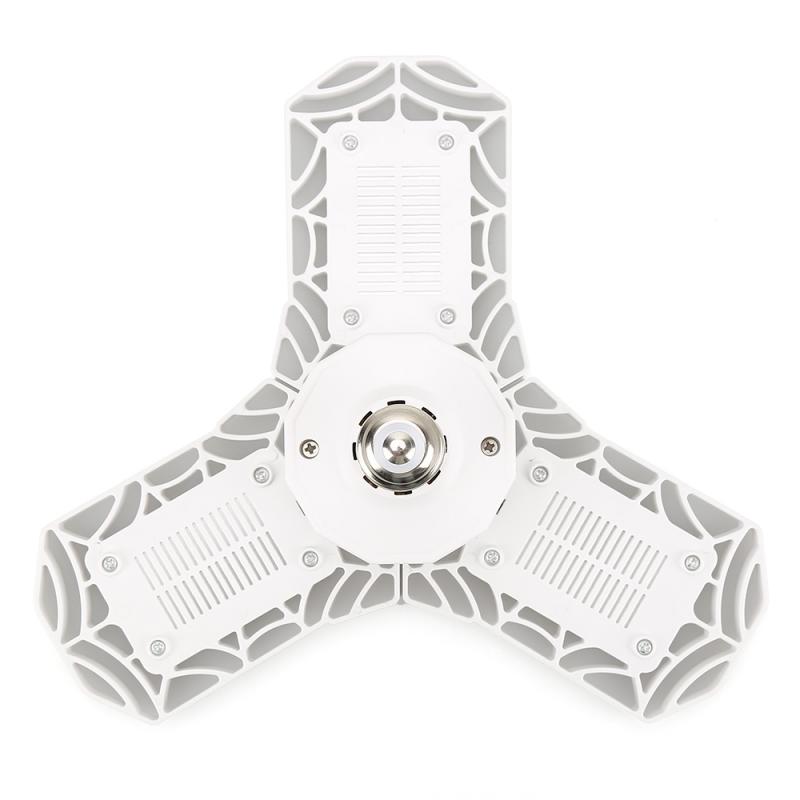 1pcs LED Garage Lights Glow Deformable Light Indoor Garage Light 40/60W 360 Degrees LED Garage Light For Home: white / 40W