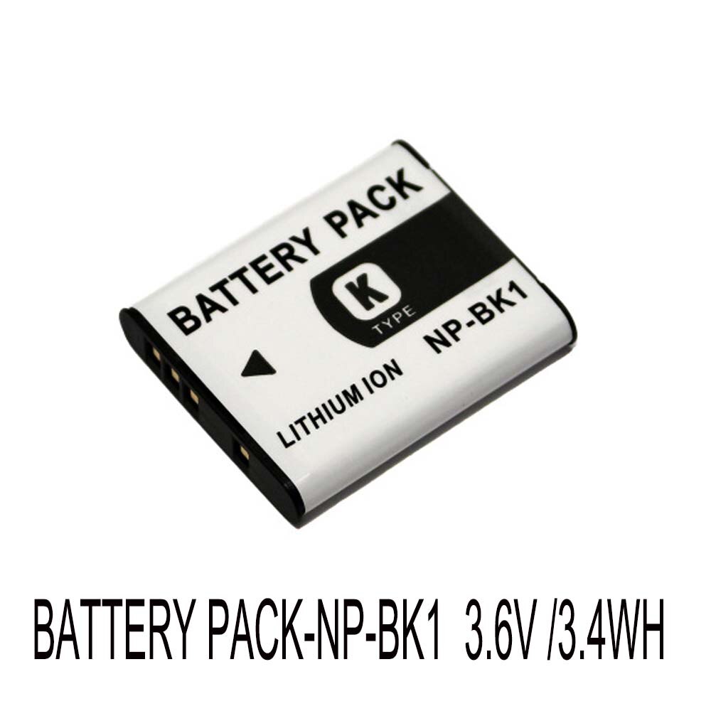 Battery pack + charger for sony NP-BK1 NP BK1 DSC W190 S750 S780 S950 S980 W370 W180 DSC-W190 S750 DSC-S780 DSC-S950 DSC-S980