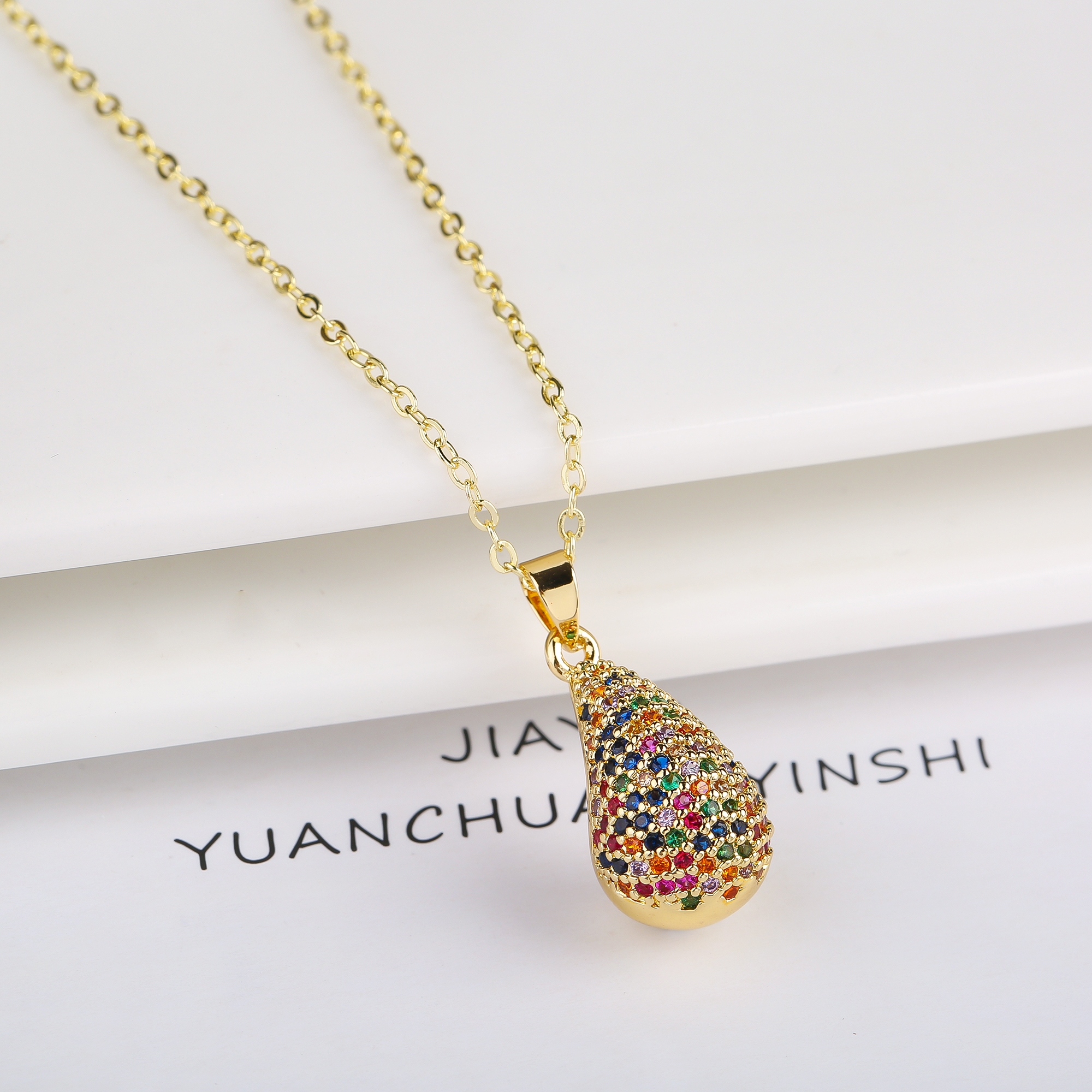 Pendientes clásicos de circonia para mujer, aretes de gota de agua a la , temperamento para mujer, joyería para y boda,: Bronce antiguo plateado