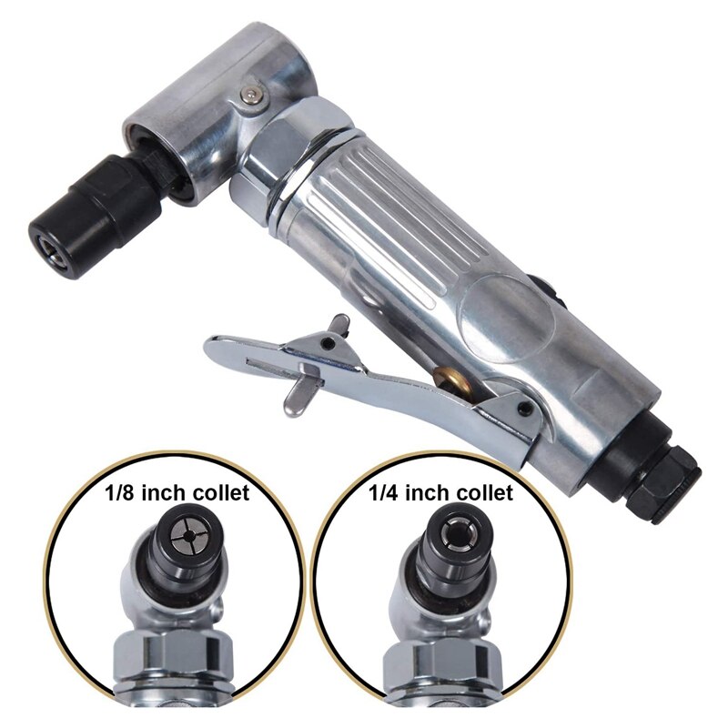 1/4 inch Angle Sander 90 Degree Grinder Mini Air Grinder Tool Great Grinding Gas Polishing Machine Polisher