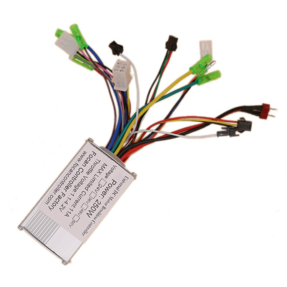 36V 500W E-Bike Brushless Motor Speed Controller - Electric Bicycle Scooter Replacement