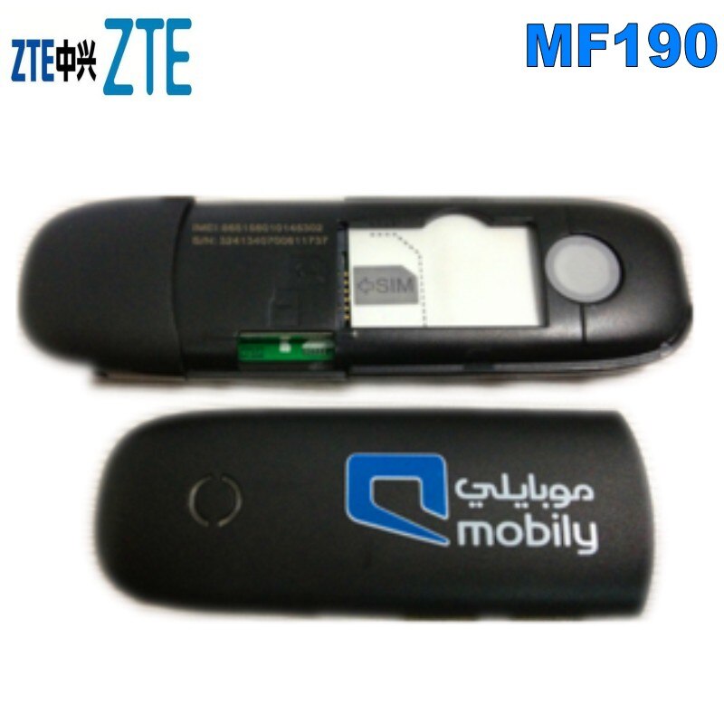 Zte mf190 desbloqueado 3g modem 7.2mbps usb móvel de banda larga modem