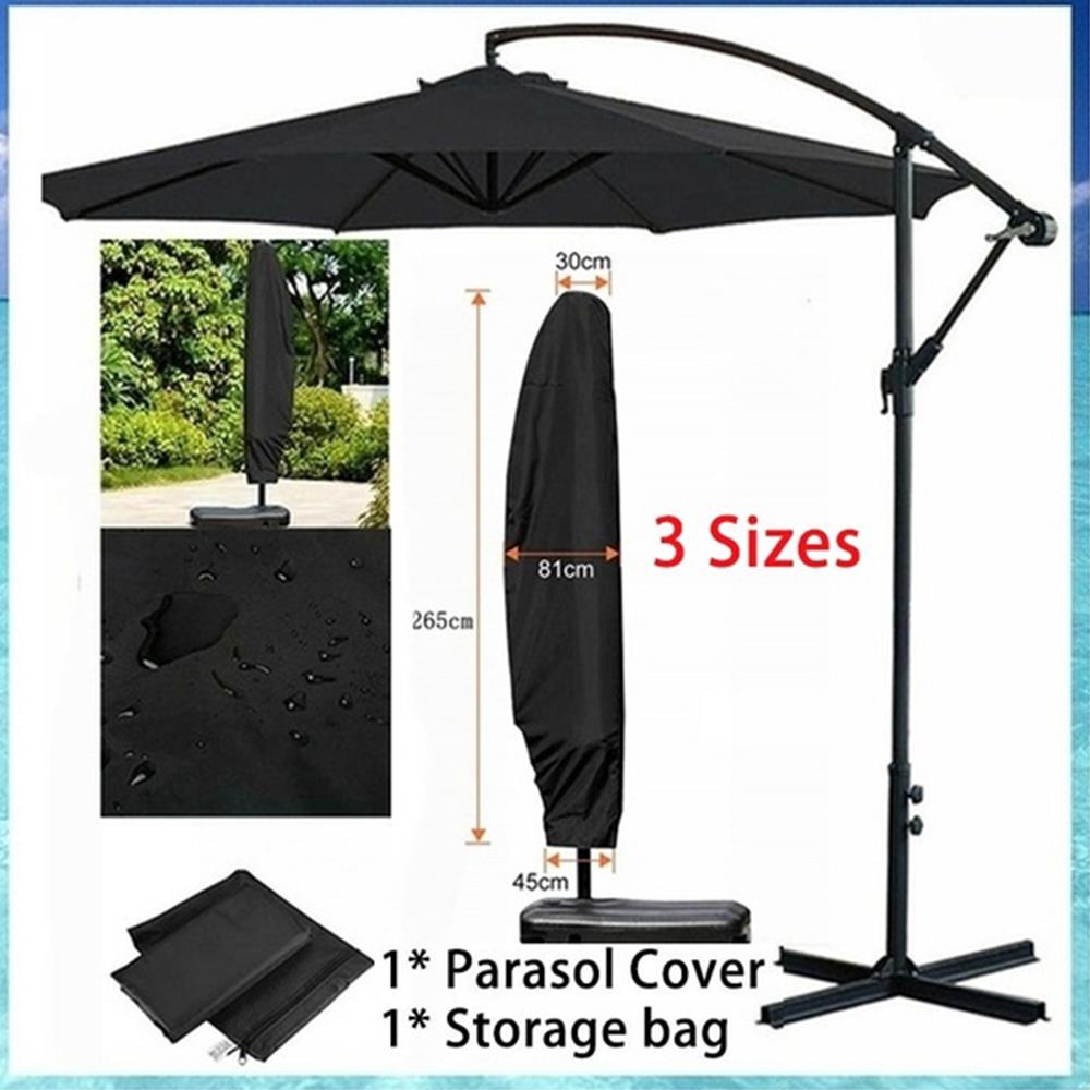Large Parasol Cover Sunshade Umbrella Cover Parasol Umbrella Cover Banana Umbrella Cover 280Cm /265Cm /205Cm 210D Oxford Cloth