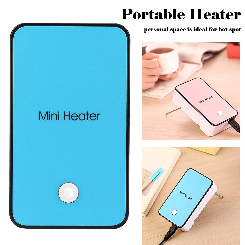 4 # Mini Desktop Kleine Heater Heater Oscillerende Draagbare Desktop Keramische Kleine Ruimte Indoor Persoonlijke Mini Heater Voor Home Office